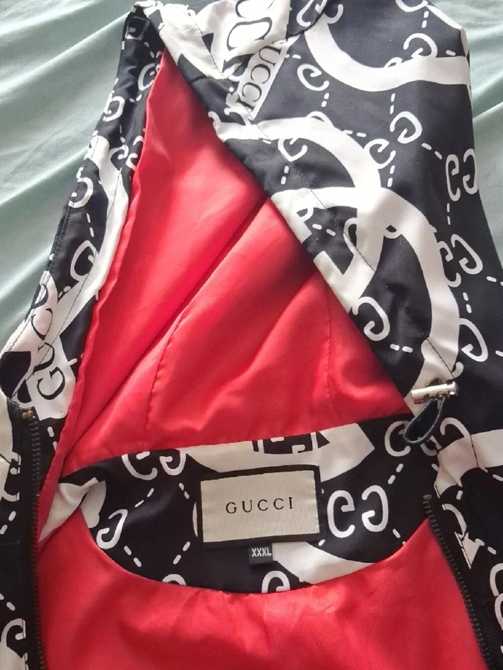Gucci Black And White Windbreaker